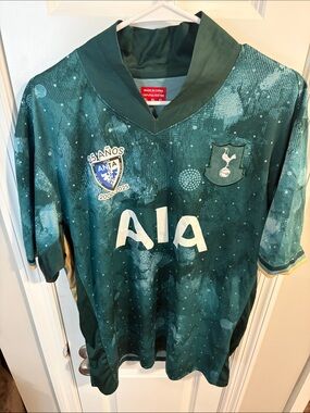 Tottenham Hotspur Kids Teal AIA Short Sleeve Jersey